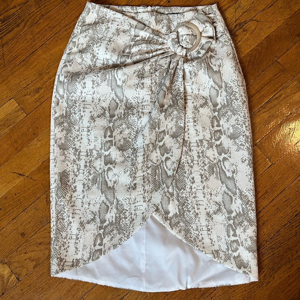 Drew High Rise Slit Skirt